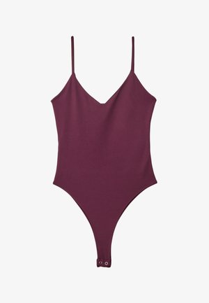WITH STRAPS - Body - dark red