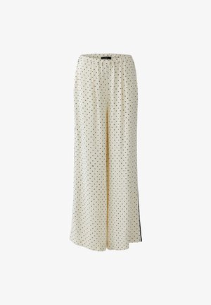 Oui, HOSE - Stoffhose - white black