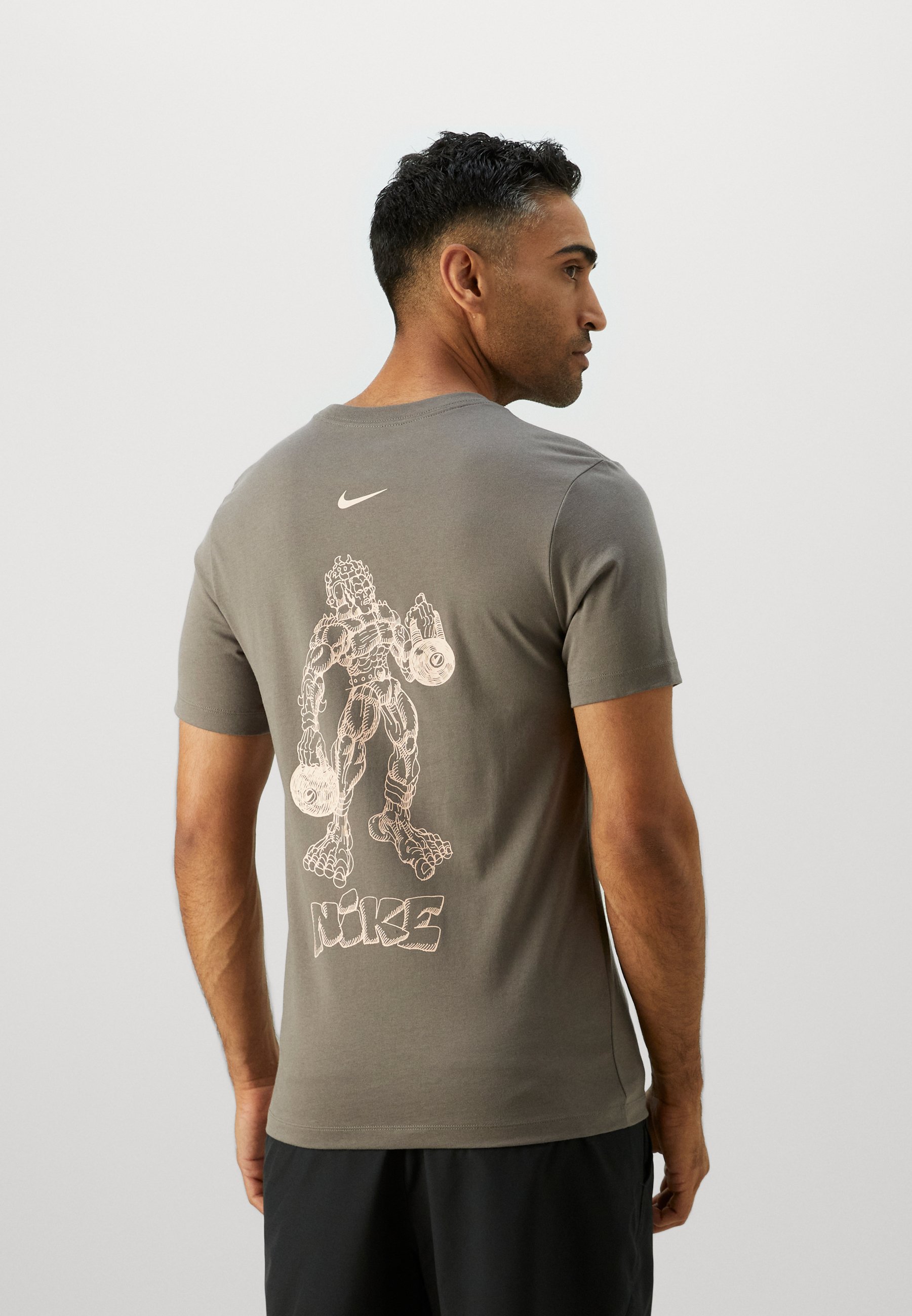 washed coral nike shirt