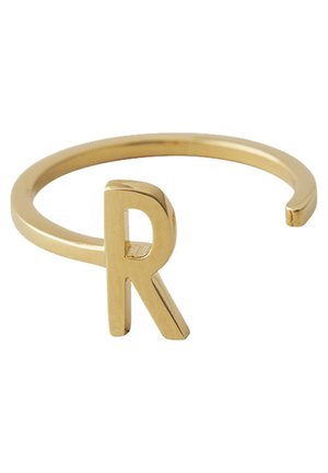 Design Letters INITIAL RING GOLD (A-Z) - Bague - gold-coloured