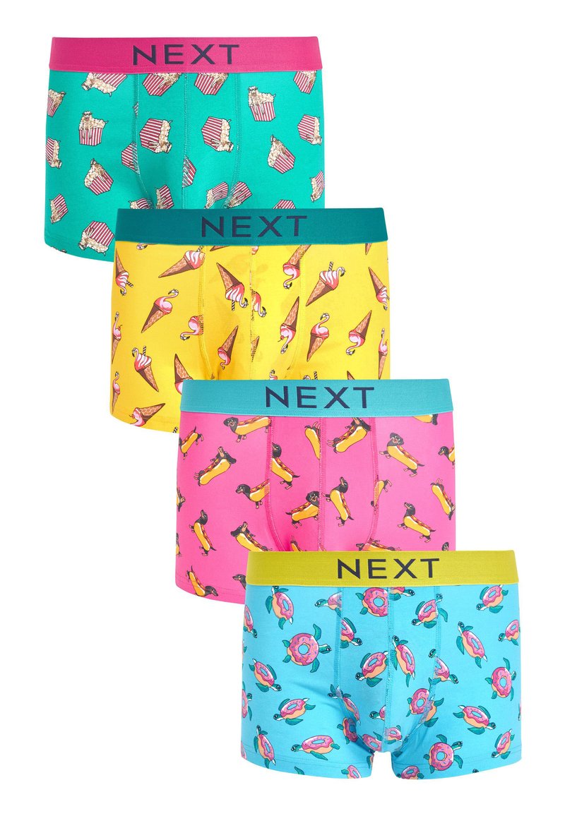 Next PATTERN FOUR PACK - Boxer alsónadrág - bright fun animal food print