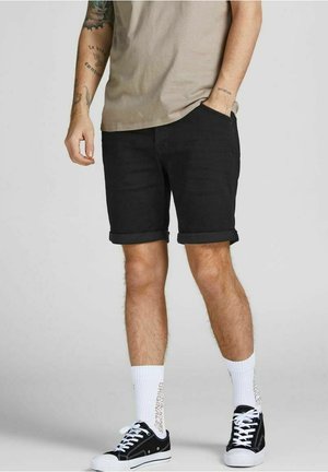 Jeans Shorts - black denim