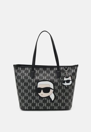 KARL LAGERFELD IKON MONOGRAM LARGE - Shopper - black