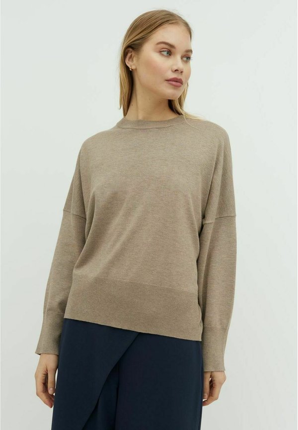 GILLIAN-M - Strickpullover - island fossil melange