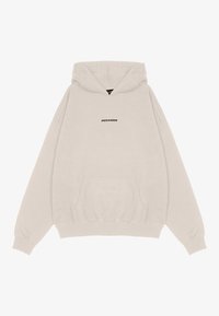 COLNE OVERSIZED HOODIE - Hoodie - washed light beige/anthracite