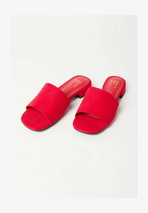 Friends Like These REGULAR FIT - LOW BLOCK HEEL FIT - Iešļūcenes - red