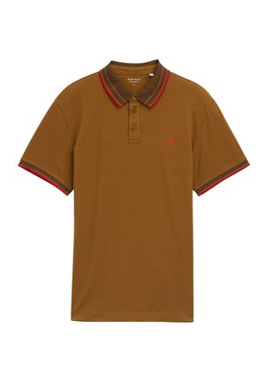 TOM TAILOR, Poloshirt - deep cognac