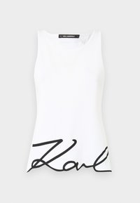 SIGNATURE HEM TANK - Débardeur - white