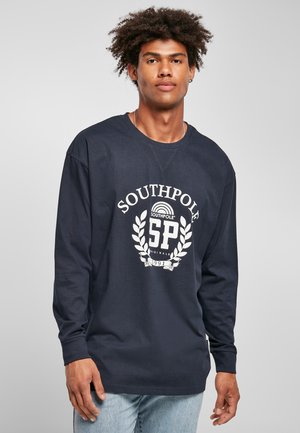 SOUTHPOLE HERREN SOUTHPOLE COLLEGE LONGSLEEVE - Tops ar garām piedurknēm - midnightnavy