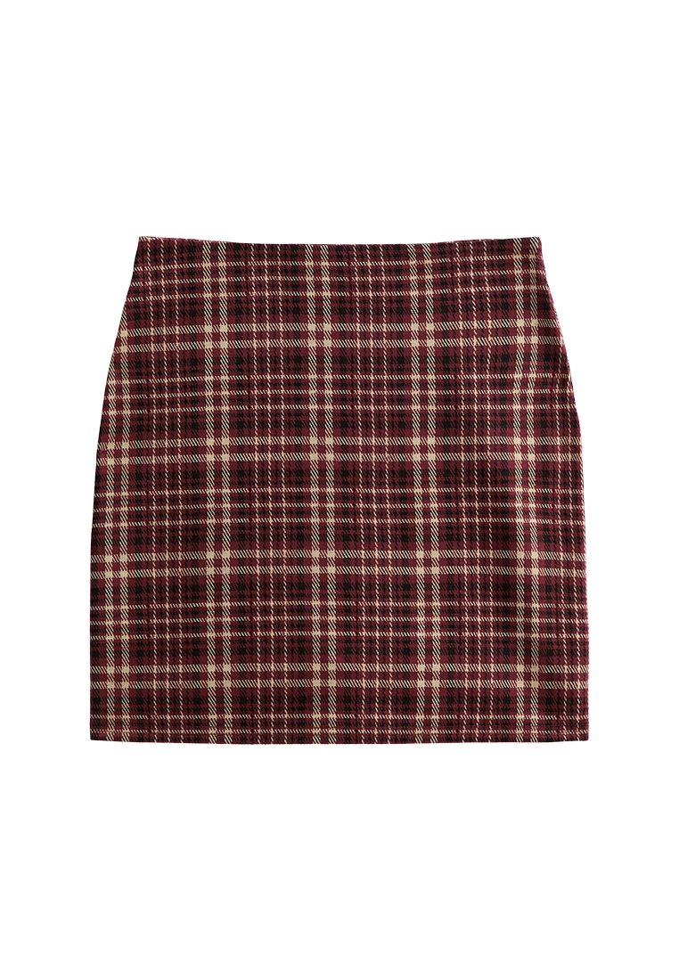 Mini jupe bordeaux femme New Look taille 6 polyester mélangé