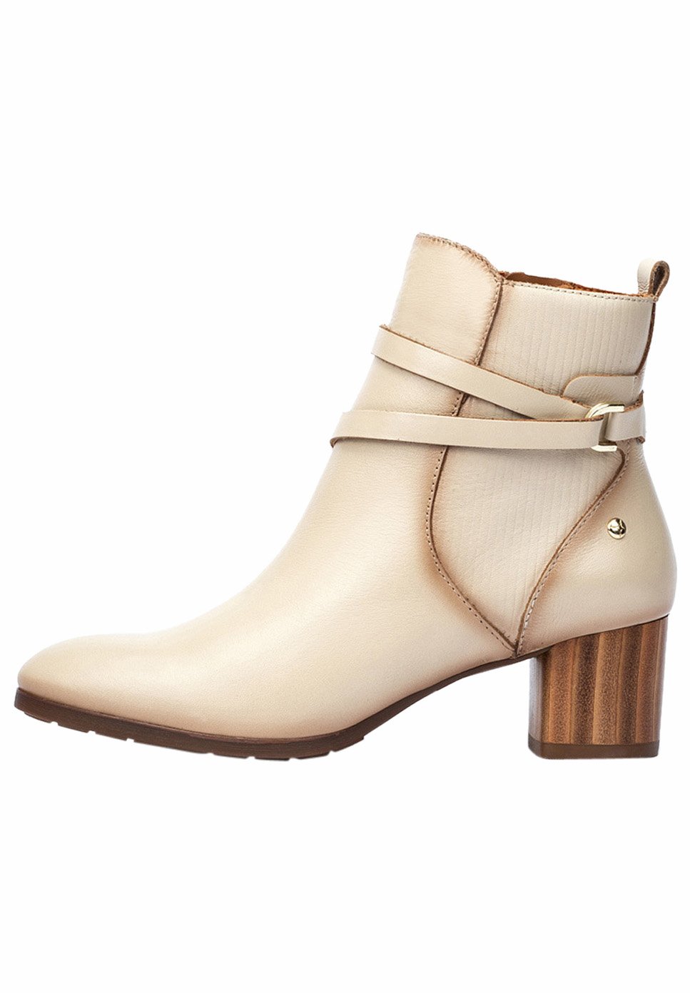 Botines Camperos Piel Cuero Mujer - PERA LIMONERA