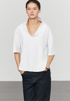 Massimo Dutti, Basic T-shirt - white