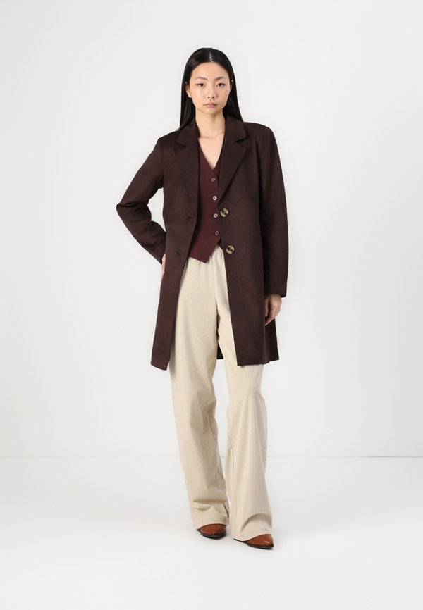 ONLDIANE LIFE COAT - Classic coat - chocolate torte2