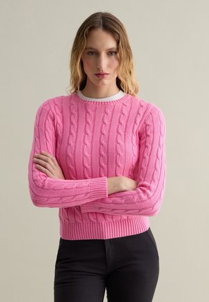 PIOMBO WITH CABLE-DESIGN - Jumper - pink