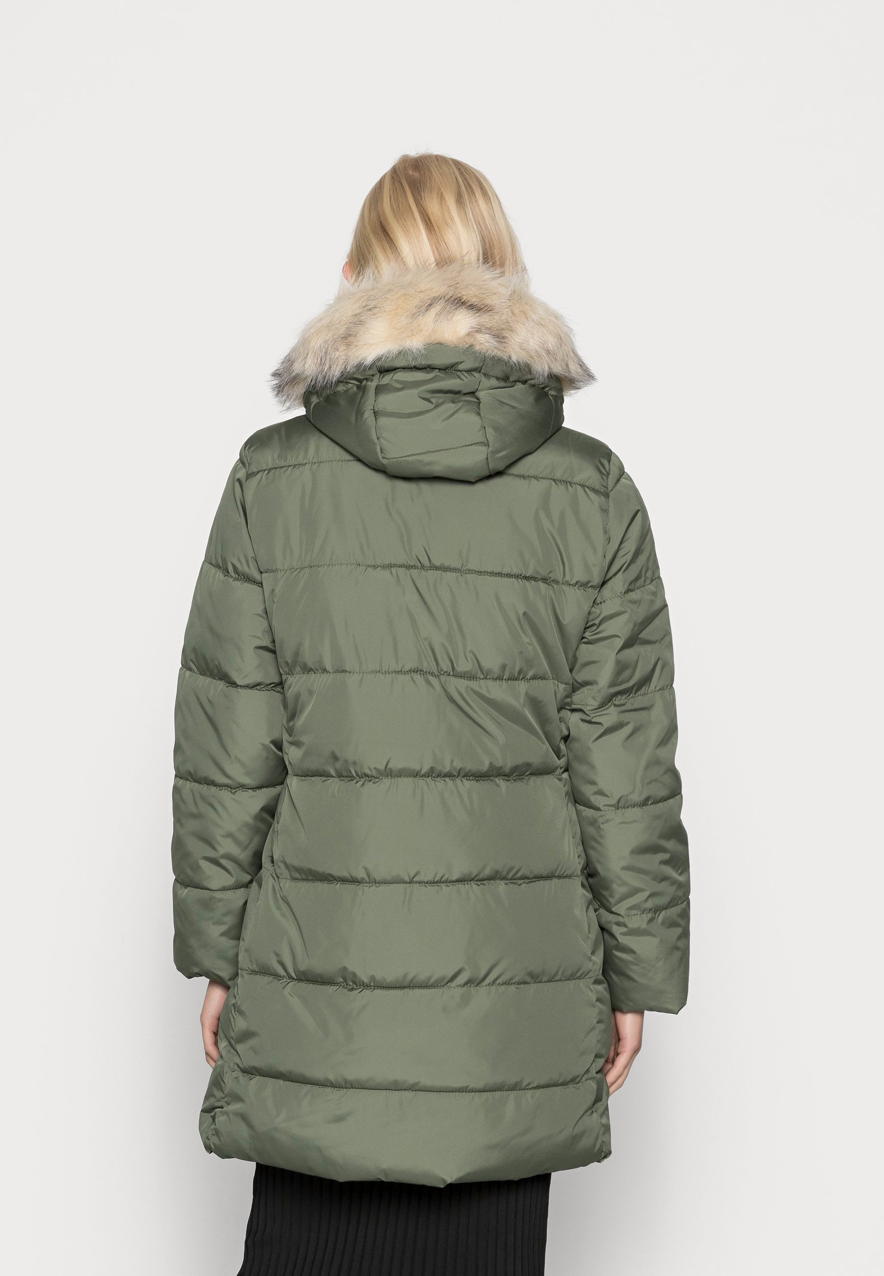 ladies mustard padded coat