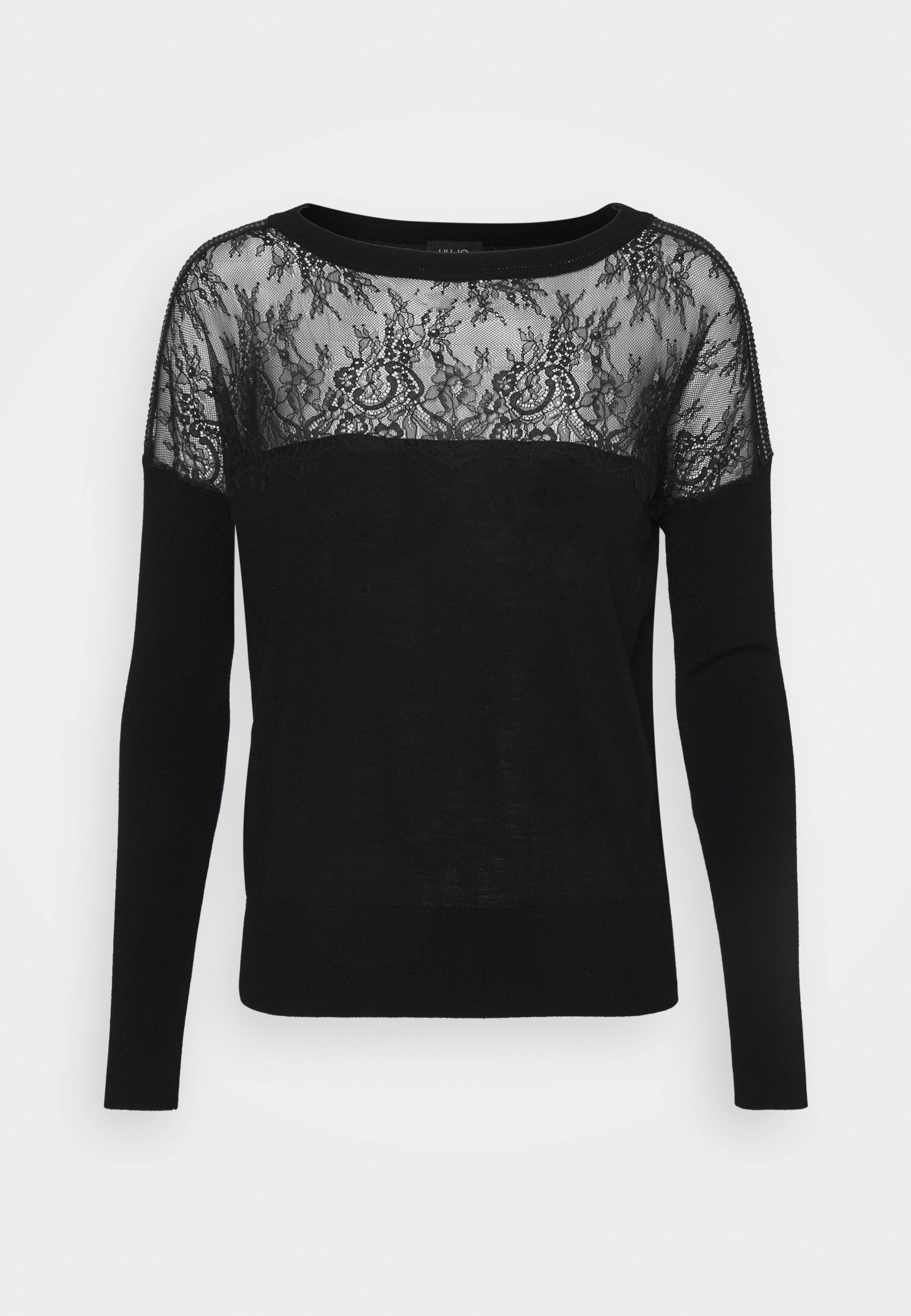 LIU JO MAGLIA CHIUSA BOAT SENSUAL - Maglione - nero - Zalando