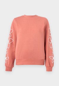 Sweatshirt - canyon rose/bright white