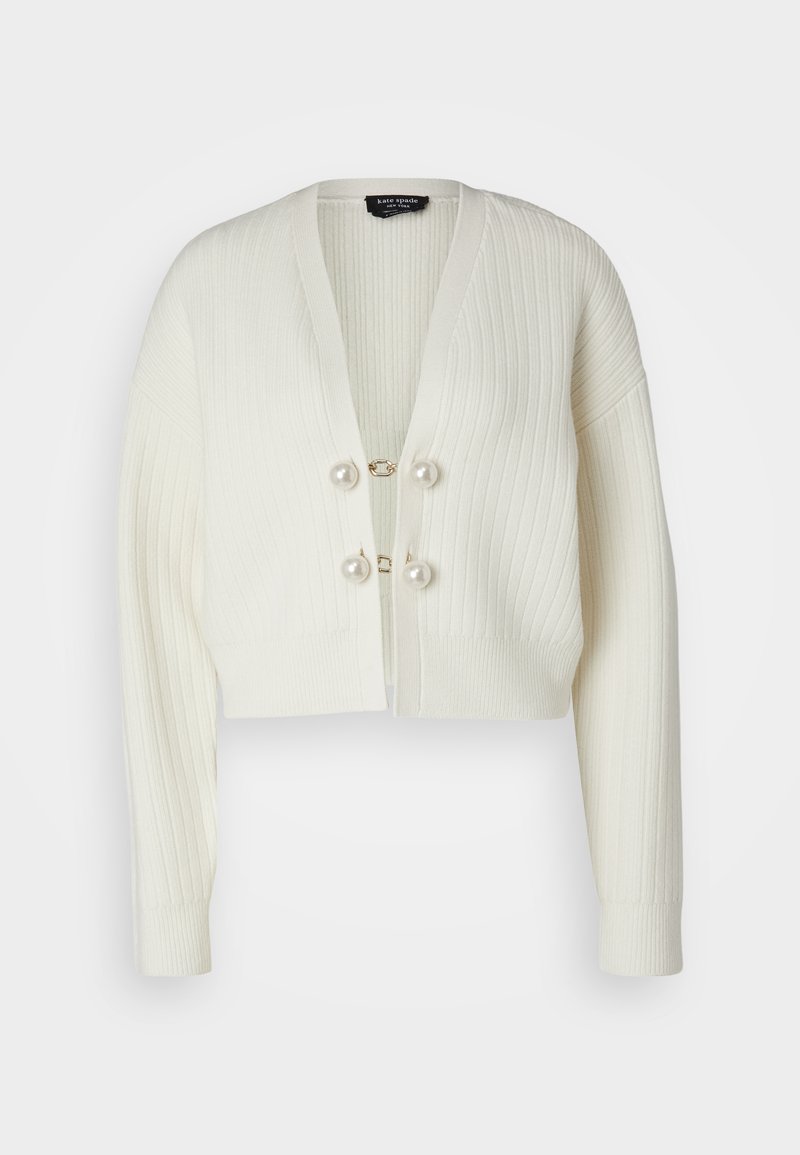 kate spade new york CARDIGAN - Strickjacke - cream/offwhite 