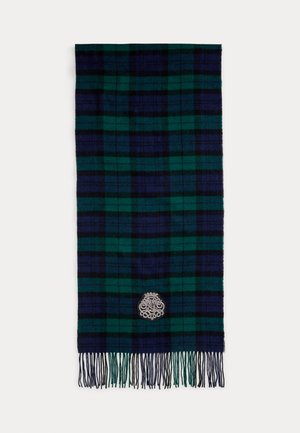 BLACK WATCH PLAID BULLION WOOL SCARF - Scarf - blackwatch