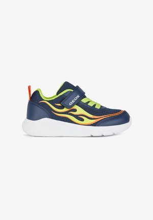 Geox SPRINTYE - Sneakers basse - navy lime