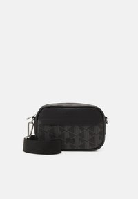 Lacoste - REPORTER BAG THE BLEND UNISEX - Schoudertas - noir gris Miniatuurafbeelding 1