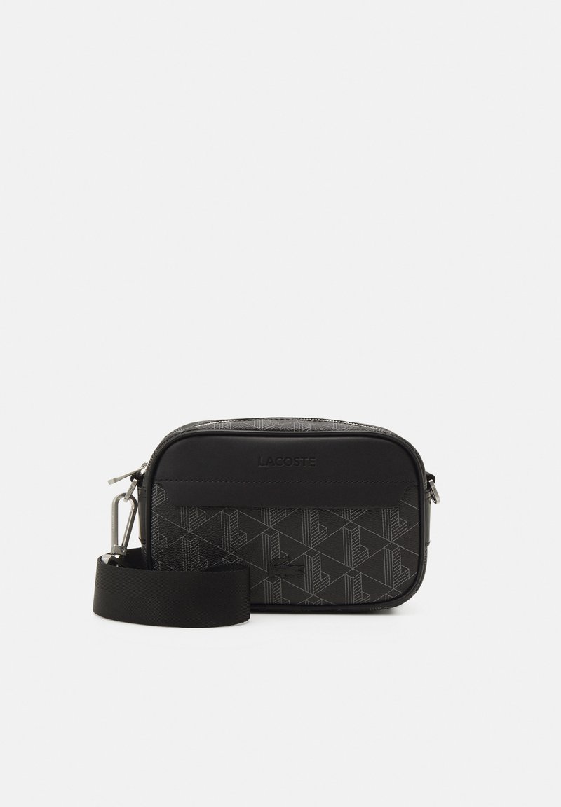 Lacoste - REPORTER BAG THE BLEND UNISEX - Schoudertas - noir gris, Vergroten