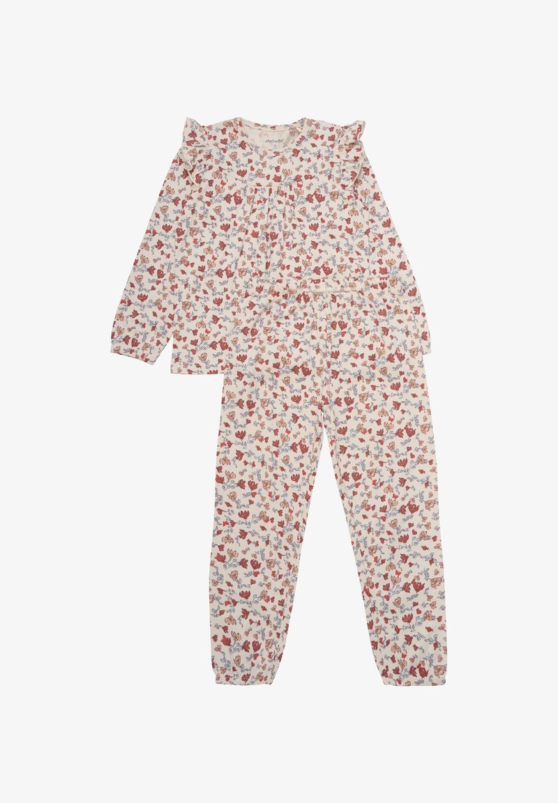 Minymo LONG SLEEVES SET ALL OVER PRINT - Pyjama - sandshell