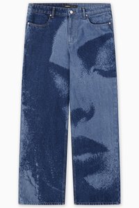 LASER FACE - Vaqueros boyfriend - blue