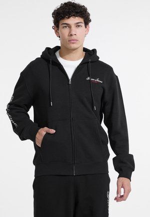 MIT REISSVERSCHLUSS - Zip-up sweatshirt - schwarz