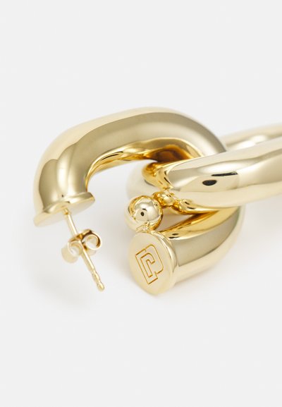 Rabanne XL LINK  DOUBLE HOOP EARRINGS - Naušnice - gold-coloured