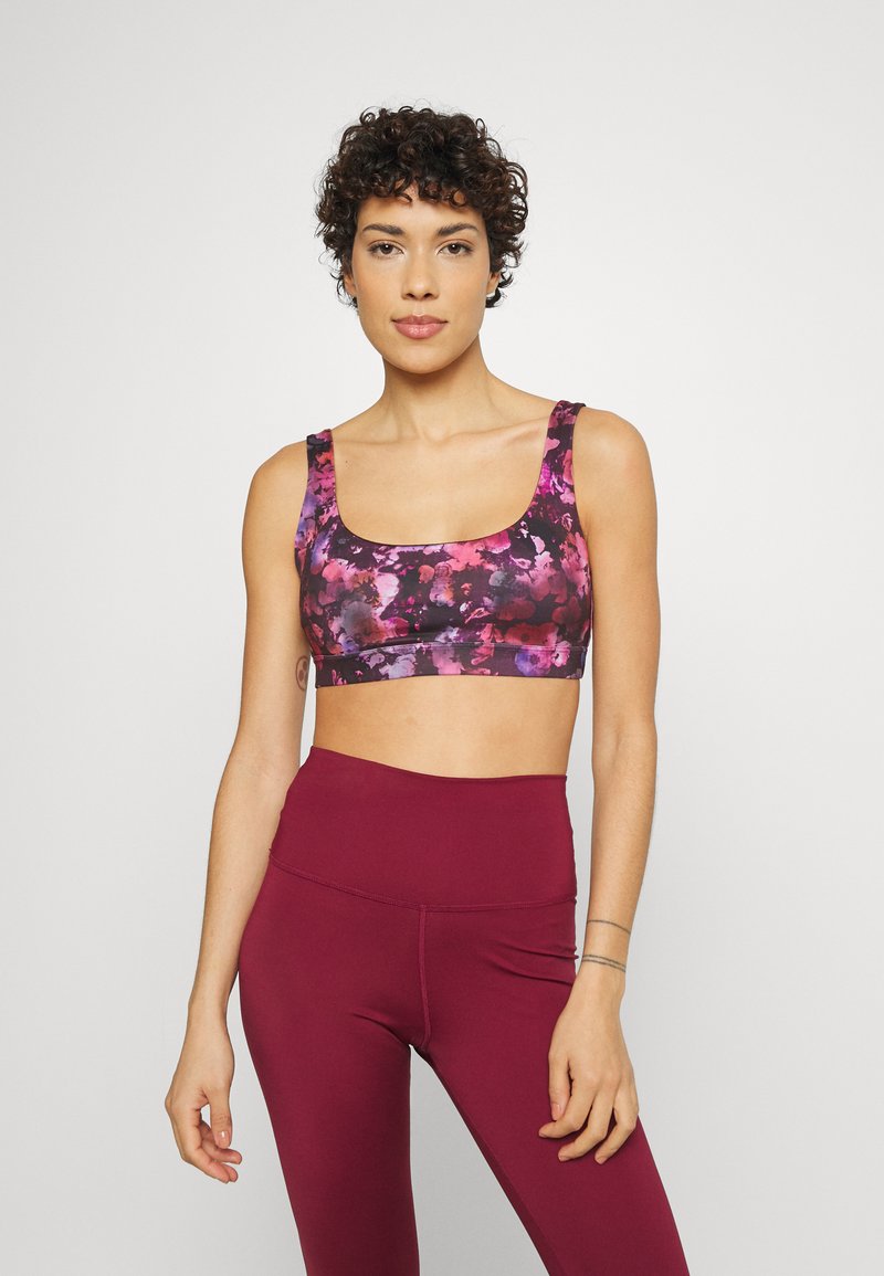 Athleta EXHALE PRINTED BRA A-C - Sutiã desportivo de suporte ligeiro - multi coloured