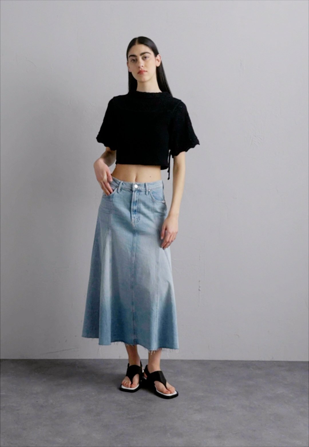 Mother THE FULL SWING SUPERIOR - Denim skirt - im with the