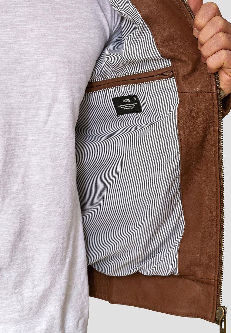 INDICODE JEANS GERMO Leren jas camel Zalando.nl INDICODE JEANS GERMO Leren jas camel Zalando.nl