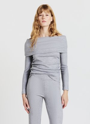 A SPALLE SCOPERTE - Langarmshirt - grigio melange