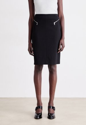VOLMAR - Pencil skirt - black