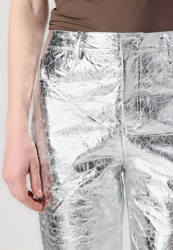 XANTHIA PANT - Trousers - silver2