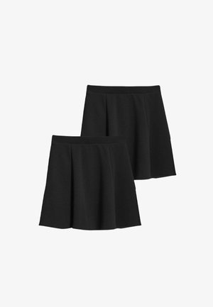 Marks & Spencer 2PK SKATER - A-lijn rok - black