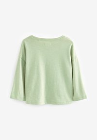 Next REGULAR FIT - Langarmshirt - green love slogan