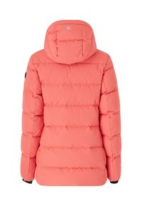 Áhkká W HOOD - Dunjakker - dunkelkoralle