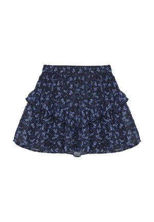 Creamie FLOWER DOBBY - Jupe trapèze - bel air blue