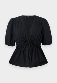 VMJARLOTTE TIE V NECK - Blūze - black
