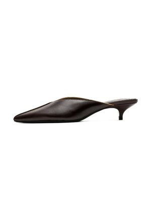 Massimo Dutti, HEELED MULE SHOE - Pantolette flach - dark brown
