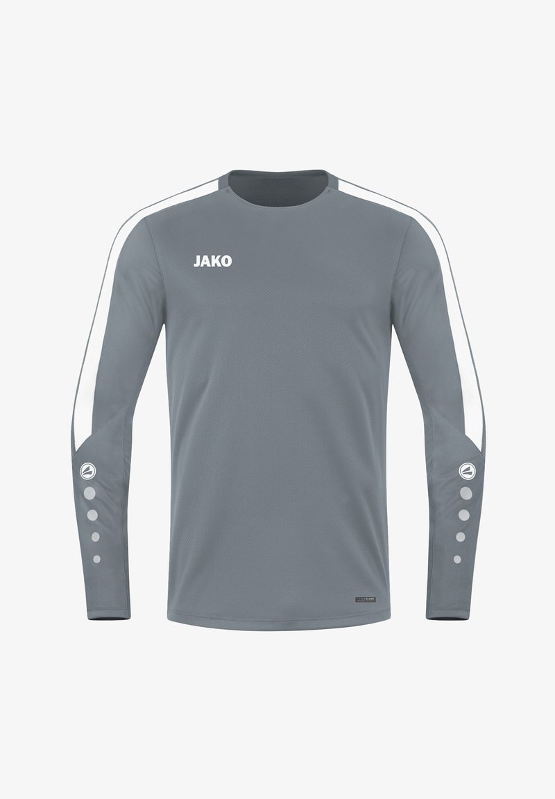 JAKO TEAMSPORT POWER - Langarmshirt - grauweiss