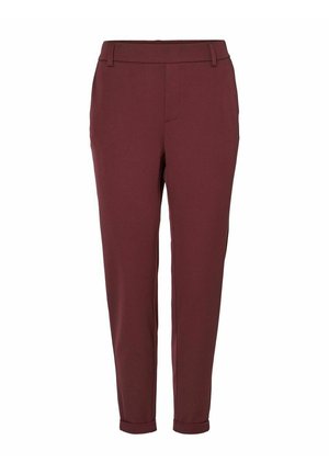Pantaloni - mottled dark red