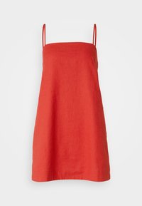 TRAPEZE SKORT - Denné šaty - rococco red