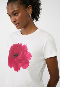 Stradivarius FLORAL  - T-shirts print - bordeaux
