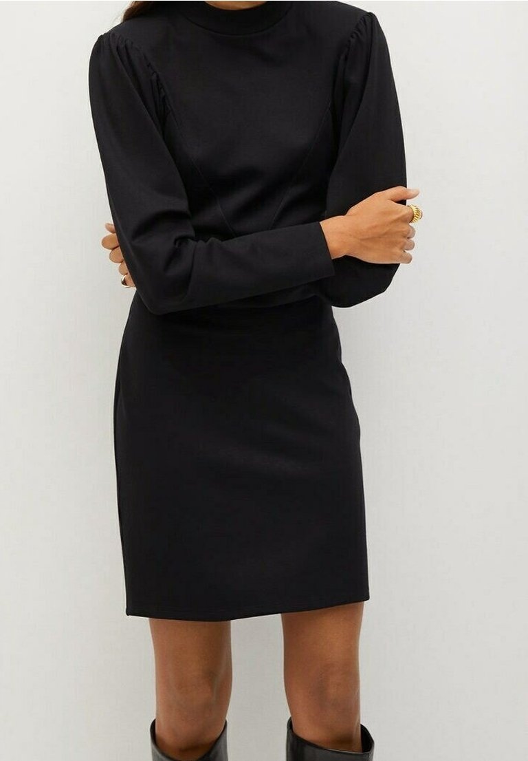 Mango Shift dress - black - (Pre-owned) - Zalando.ie Mango Shift dress - black - (Pre-owned) - Zalando.ie