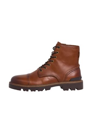 RYAN BRIT M - Stivaletti stringati - cognac brown