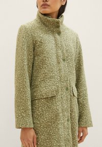 TOM TAILOR DENIM Pitkä takki - mottled green