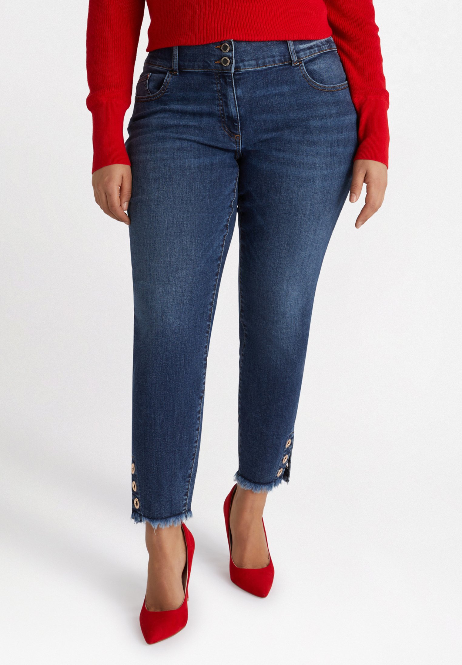 Fiorella Rubino Jean slim blu/bleu